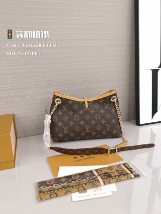 Louis Vuitton Carryall BB Monogram Canvas Shoulder Bag view 3