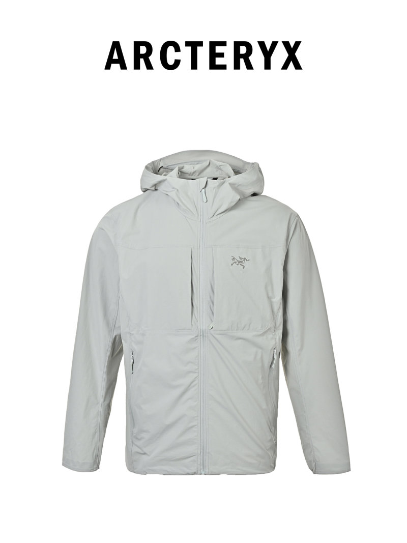 Arcteryx Lightweight Zip Jacket Stone Grey
