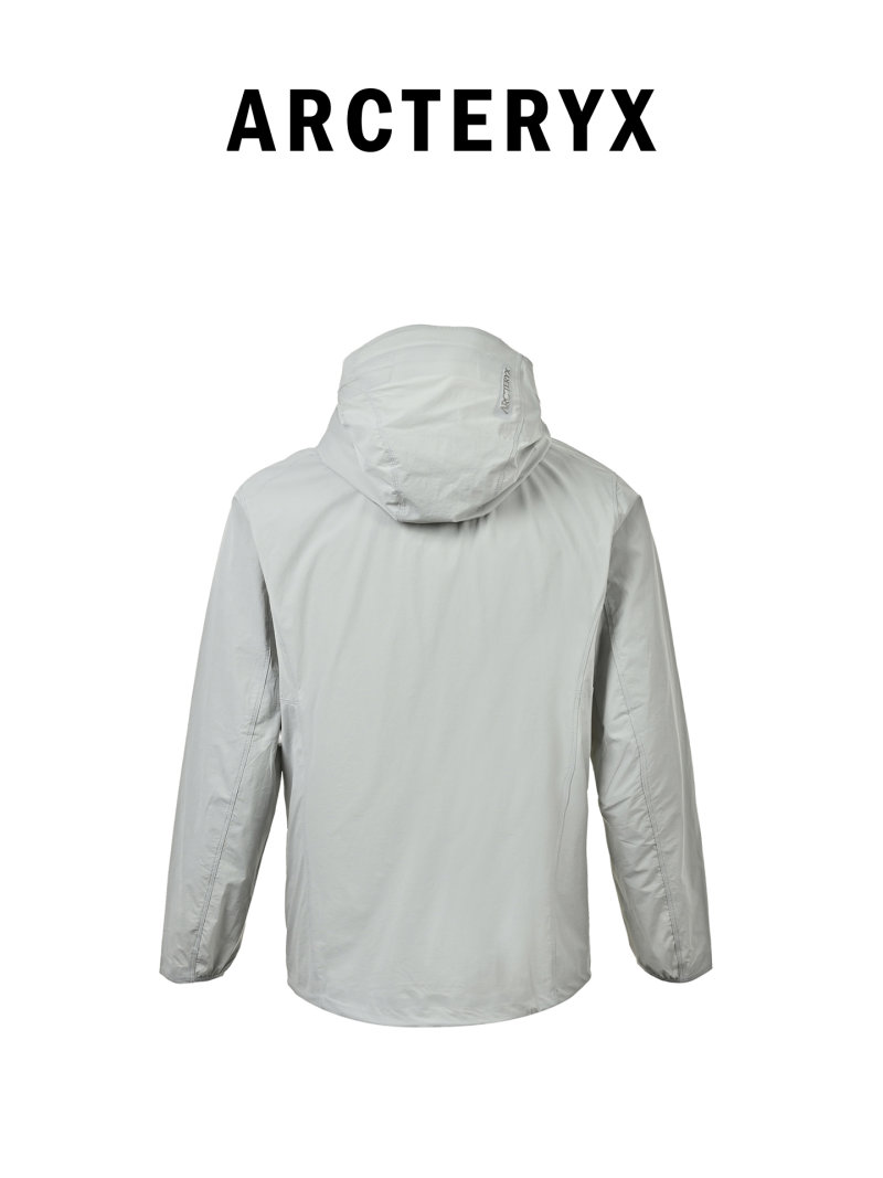 Arcteryx Lightweight Zip Jacket Stone Grey view