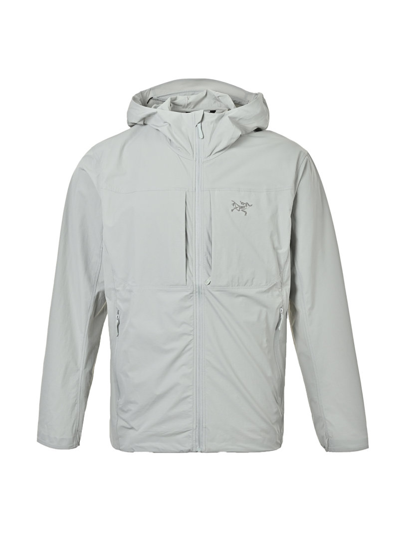 Arcteryx Lightweight Zip Jacket Stone Grey view