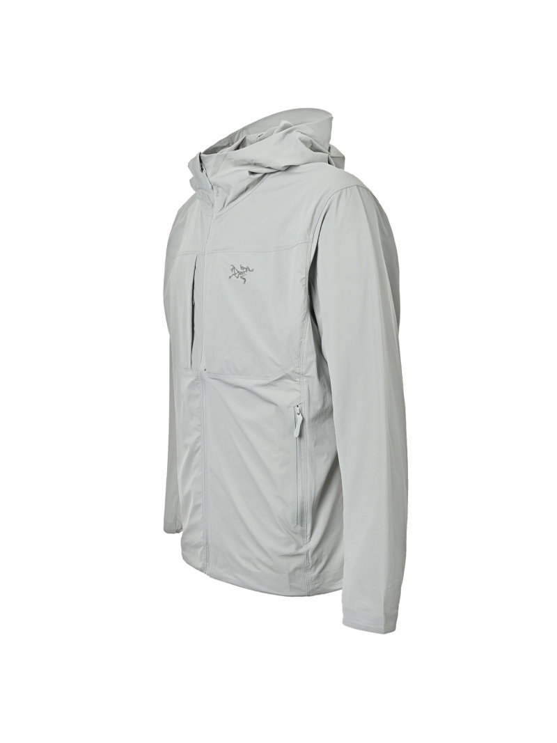 Arcteryx Lightweight Zip Jacket Stone Grey view