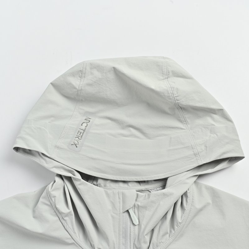 Arcteryx Lightweight Zip Jacket Stone Grey view