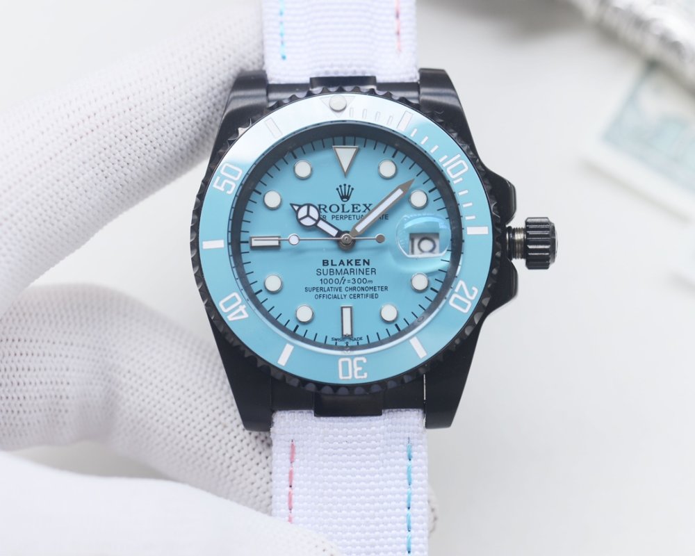 Rolex Submariner Blaken Tiffany Blue 40mm Automatic Watch view