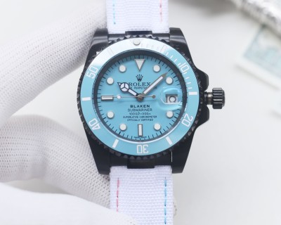 Rolex Submariner Blaken Tiffany Blue 40mm Automatic Watch view 2