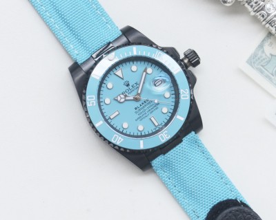 Rolex Submariner Blaken Tiffany Blue 40mm Automatic Watch view 5