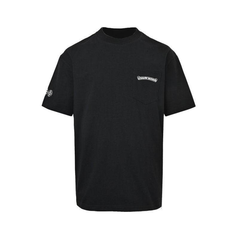 Black Graphic Print Short Sleeve T-Shirt Pink & White Logo view