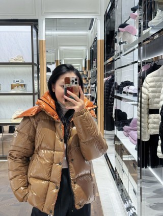 Oversized Puffer Down Jacket Camel view 2