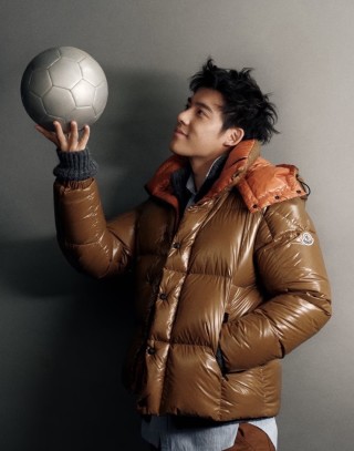 Oversized Puffer Down Jacket Camel view 3