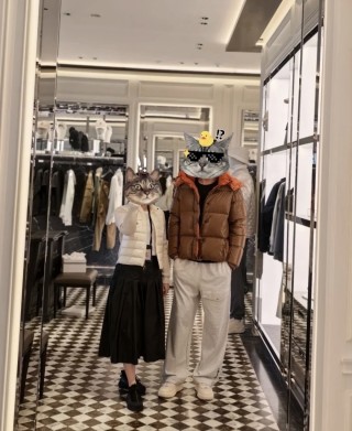 Oversized Puffer Down Jacket Camel view 9