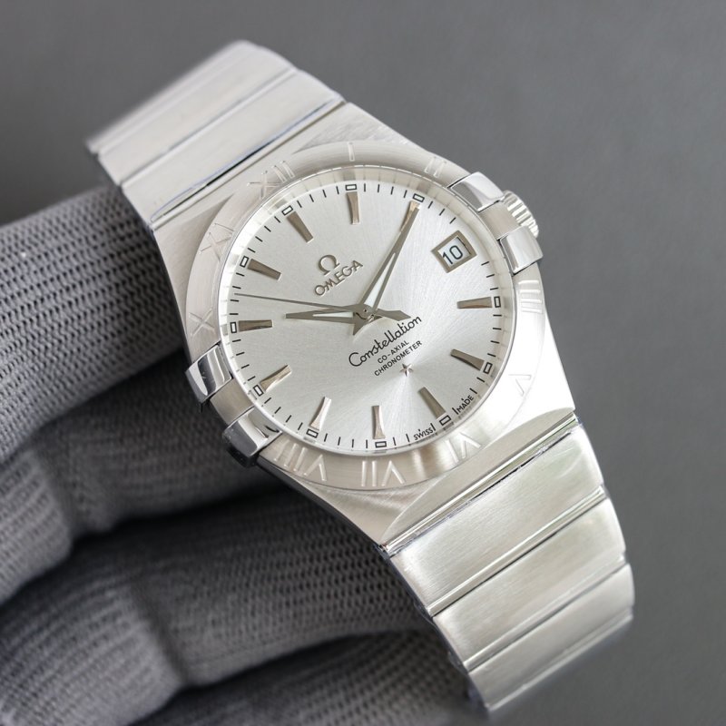 Omega Constellation 39mm Silver Dial Men's Watch