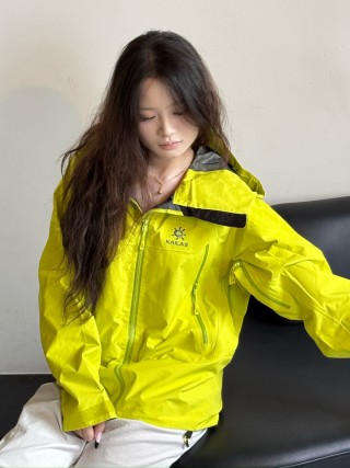 Kailas MX Windbreaker Jacket Neon Yellow view 3