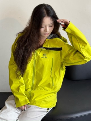 Kailas MX Windbreaker Jacket Neon Yellow view 4