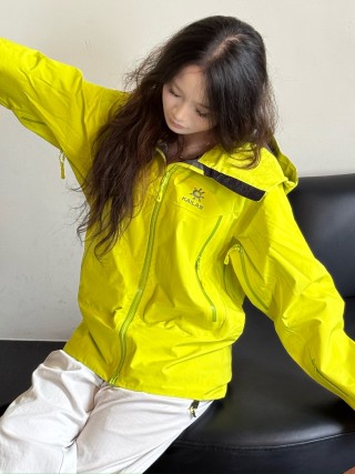 Kailas MX Windbreaker Jacket Neon Yellow view 5