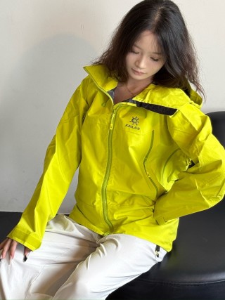 Kailas MX Windbreaker Jacket Neon Yellow view 6