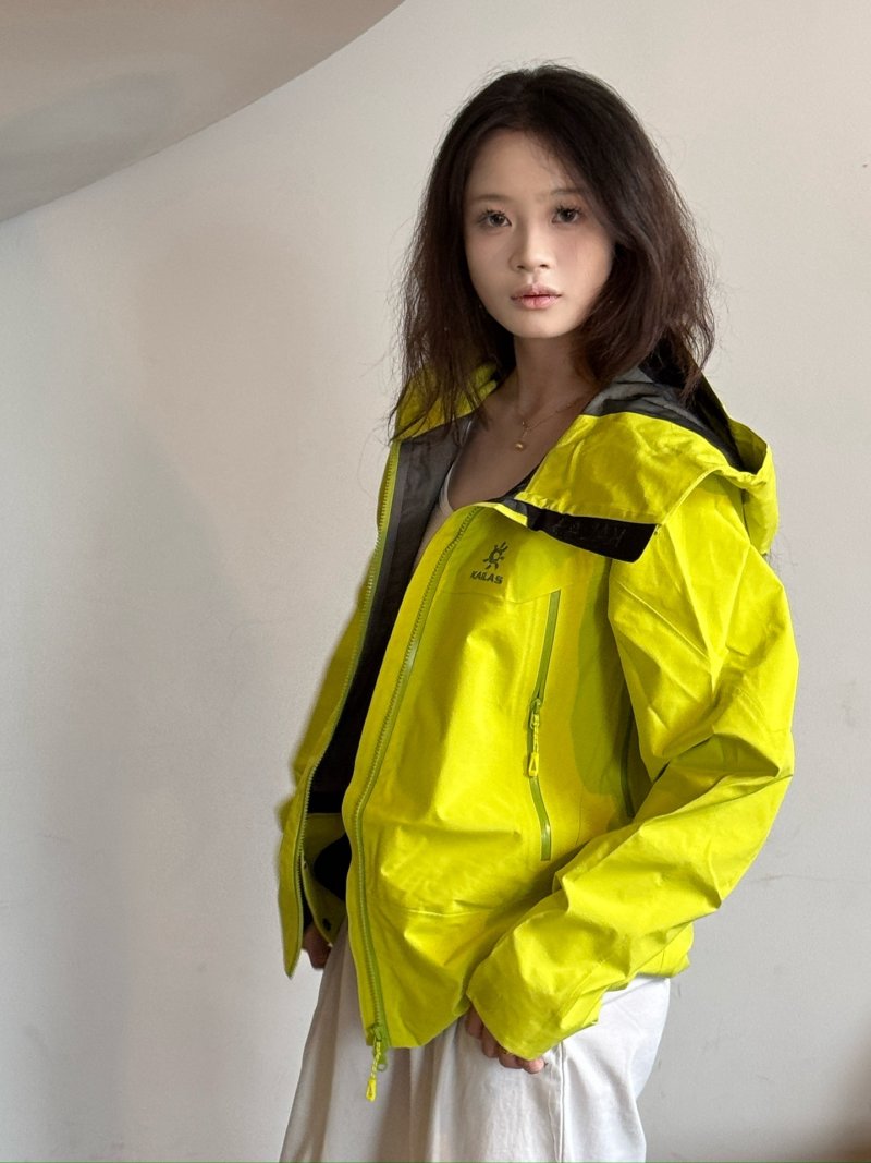 Kailas MX Windbreaker Jacket Neon Yellow view