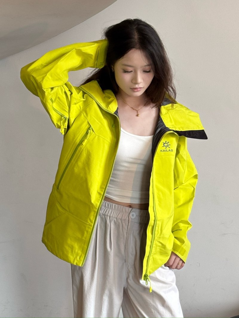 Kailas MX Windbreaker Jacket Neon Yellow view