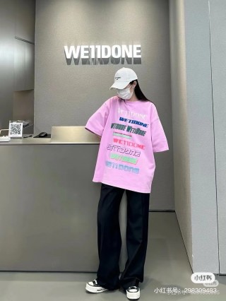 Pink Multi-Text Graphic T-Shirt view 3