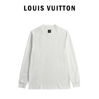 Louis Vuitton Embroidered Logo Long Sleeve Tee - White view 2