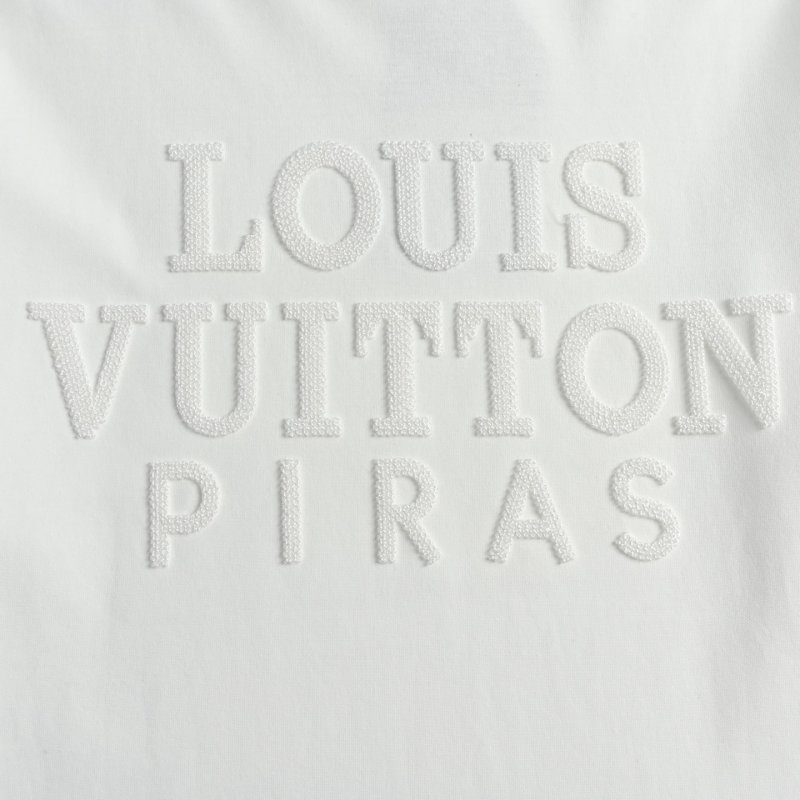Louis Vuitton Embroidered Logo Long Sleeve Tee - White view
