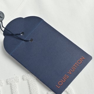 Louis Vuitton Embroidered Logo Long Sleeve Tee - White view 7