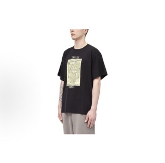 Black Welcome Map Graphic T-Shirt view 2