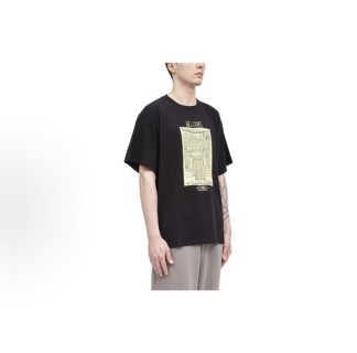 Black Welcome Map Graphic T-Shirt view 3