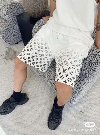 Louis Vuitton Monogram White Shorts