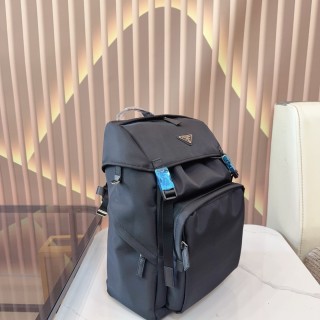 Prada Re-Nylon Black Backpack 43x28cm view 2