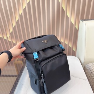 Prada Re-Nylon Black Backpack 43x28cm view 6