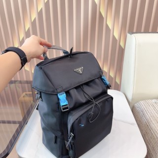 Prada Re-Nylon Black Backpack 43x28cm view 8