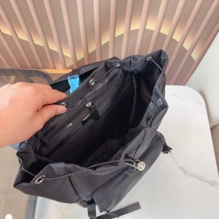 Prada Re-Nylon Black Backpack 43x28cm view 9