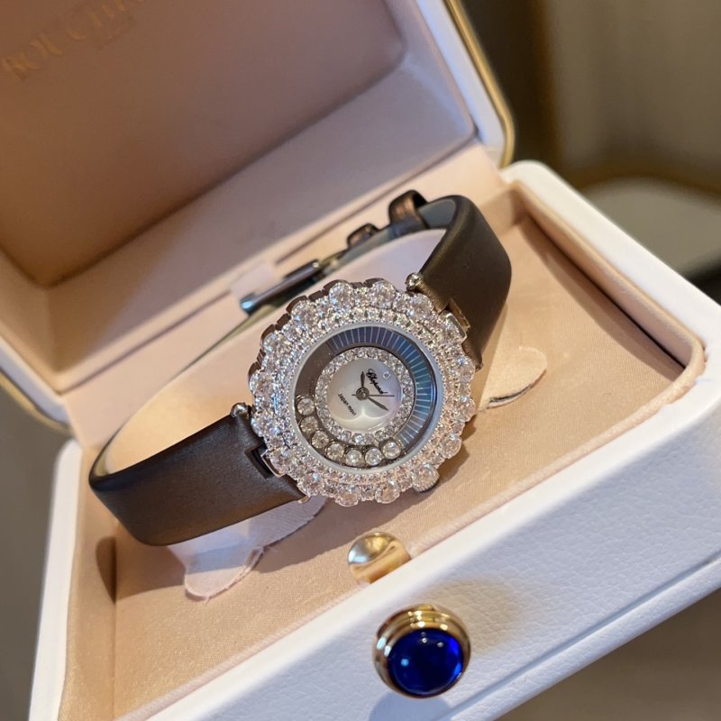 Chopard Happy Diamonds 30mm Red Strap Watch view
