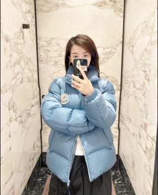 Moncler Light Blue Puffer Down Jacket