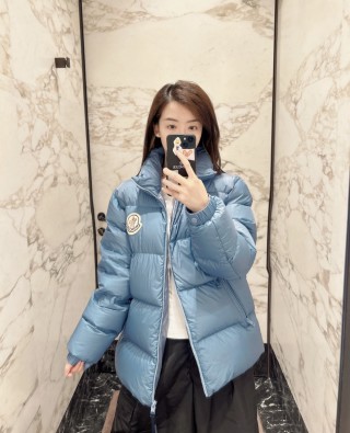 Moncler Light Blue Puffer Down Jacket view 2