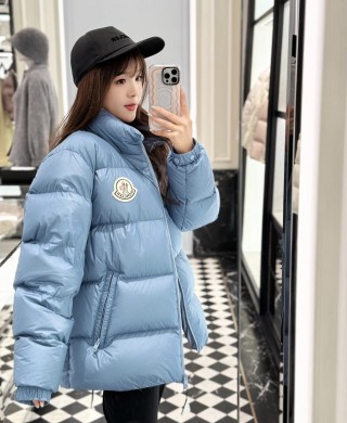 Moncler Light Blue Puffer Down Jacket view 5