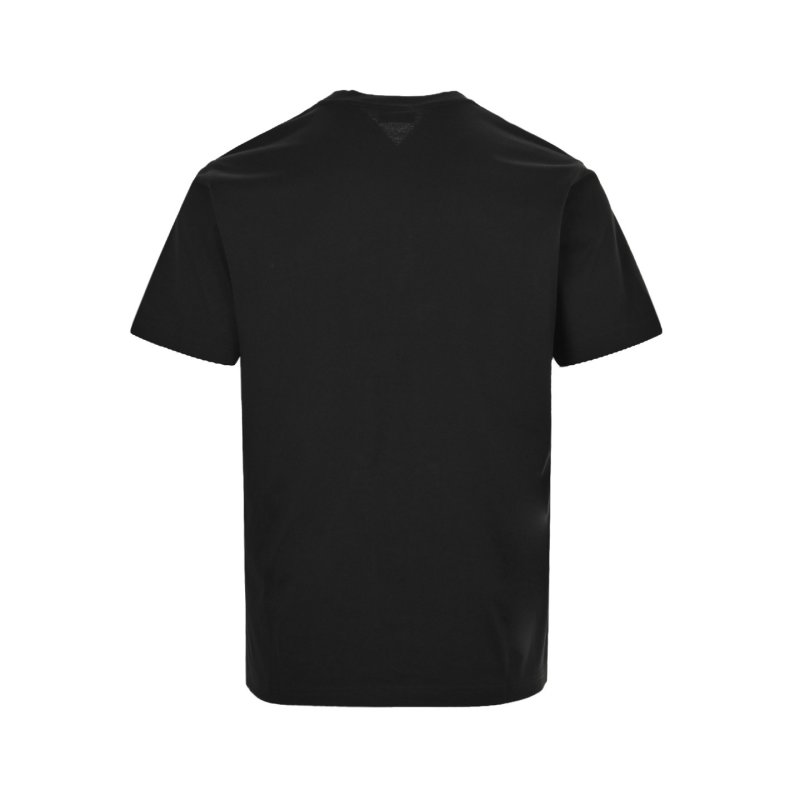 Black Graphic Short Sleeve T-Shirt with Text Print view