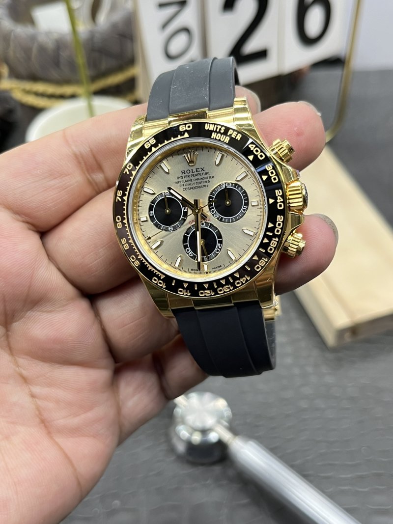 Rolex Daytona 40mm Gold Chronograph Watch view