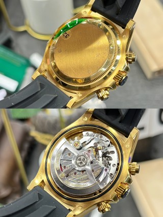 Rolex Daytona 40mm Gold Chronograph Watch view 7