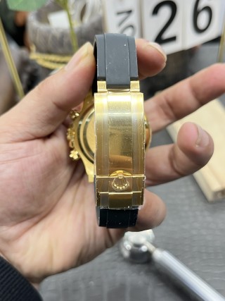 Rolex Daytona 40mm Gold Chronograph Watch view 9