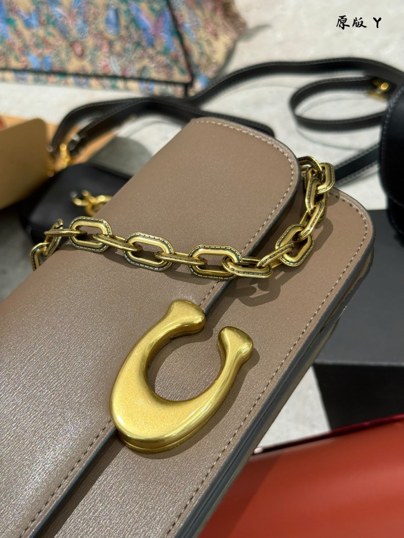 Coach Idol Baguette Shoulder Bag Black with Gold Hardware view