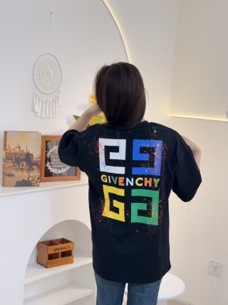 Givenchy Black Colorblock Logo T-Shirt view 6