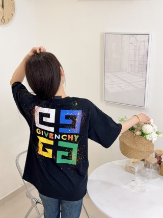 Givenchy Black Colorblock Logo T-Shirt view 9