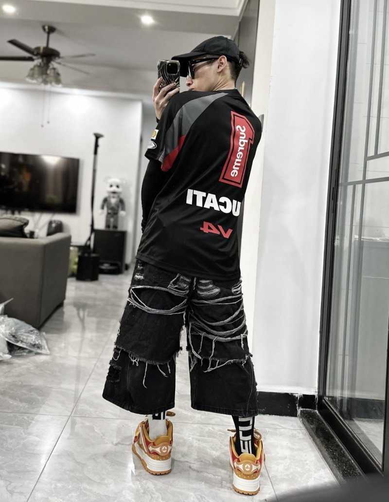 Ducati x Supreme Black Racing T-Shirt view