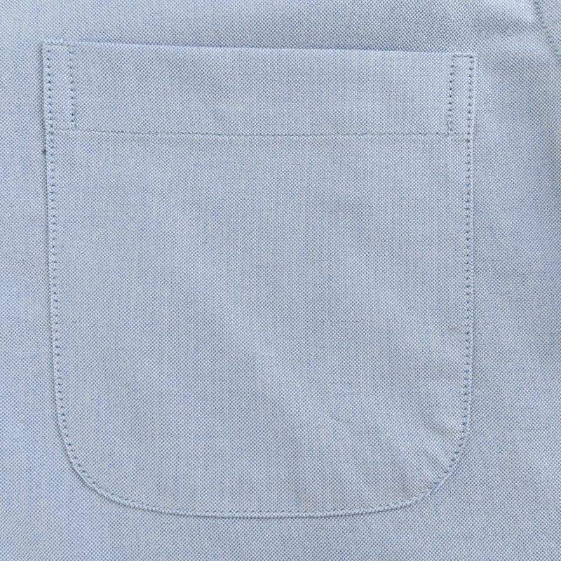 Thom Browne Colorblock Long Sleeve Shirt Light Blue White view