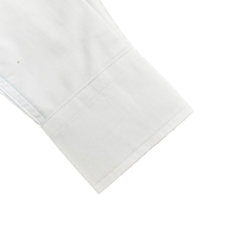 Thom Browne Colorblock Long Sleeve Shirt Light Blue White view