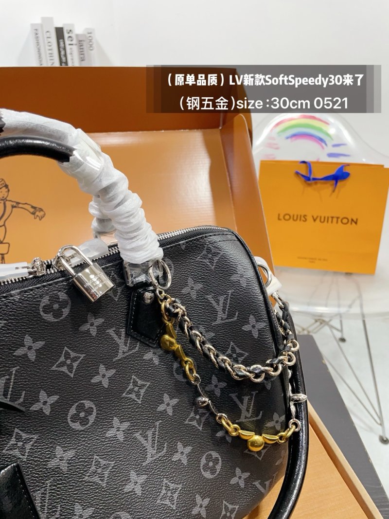 Louis Vuitton Soft Speedy 30 Black Monogram view