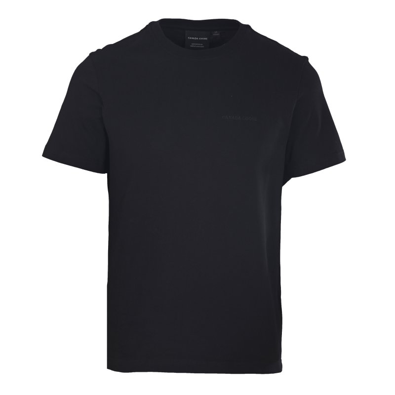 Canada Goose Black Embroidered Logo T-Shirt view