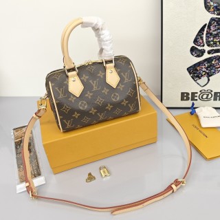 Louis Vuitton Speedy 20 Monogram Canvas Shoulder Bag view 2
