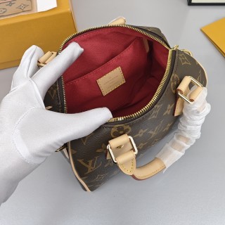 Louis Vuitton Speedy 20 Monogram Canvas Shoulder Bag view 9