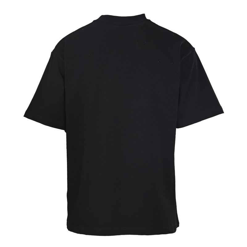 Burberry Black Vertical Logo T-Shirt view